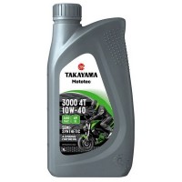 Масло моторное 4T 10W-40 TAKAYAMA Mototec 3000 SL JASO MA-2 (1л) 6056098