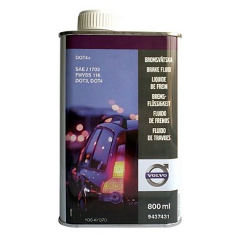 Volvo жидкость тормозная DOT-4 (0,8 л) 31400204
