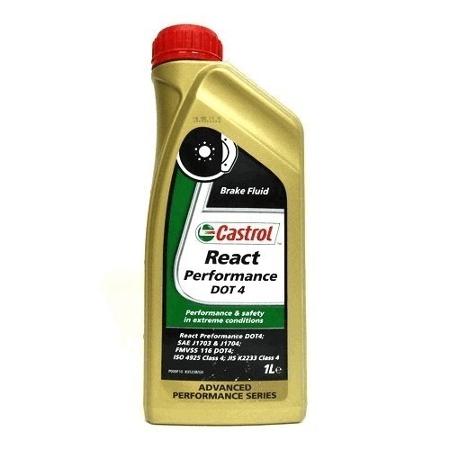 Тормозная жидкость синтетическая Castrol React Performance Dot 4 (1л) 157F8B