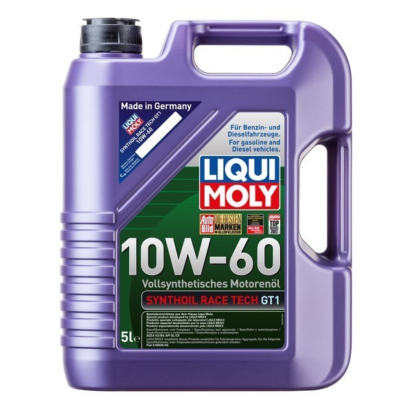Масло моторное Liqui Moly Synthoil Race Tech GT1 10W-60 (5л) 1944