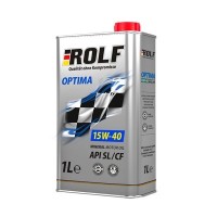 Масло моторное 15W-40 ROLF Optima API SL/CF (1л) 322236