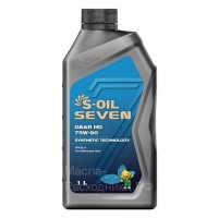 Масло для МКПП и редукторов S-oil SEVEN GEAR HD 75W90 GL-5 (1л) E107809 DRAGON