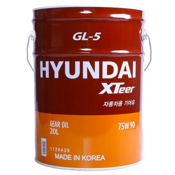 HYUNDAI Xteer GEAR OIL GL-5 75W-90 Масло трансмиссионное (20л) 1120439