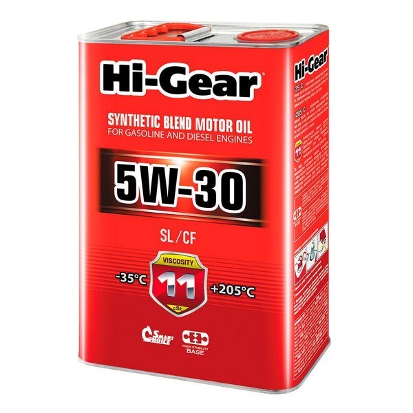 HI GEAR 5W-30 SL/CF Масло (4л) HG1134