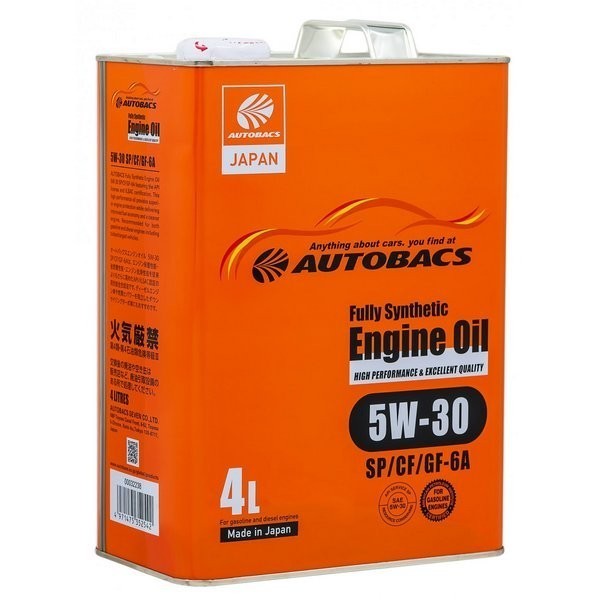 AUTOBACS Fully Synthetic SP/CF 5W30 Масло моторное (4л) A00032238