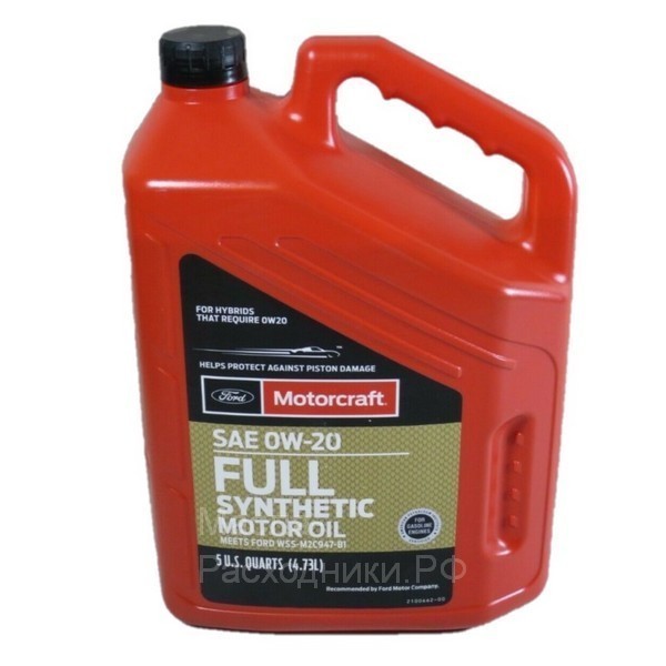 FORD Full Synthetic 0W-20 SN Масло моторное (США) (4.73л) XO0W205QFS