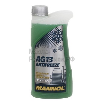 Антифриз MANNOL Hightec Antifreeze AG13 -40C (зеленый) (1л) 2040