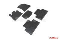 SEINTEX Коврики резиновые с рисунком "Сетка" INFINITI QX50 II 2018- (комплект) 89934