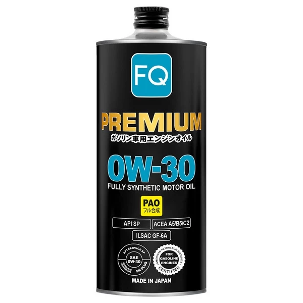 Масло моторное FQ FULLY SYNTHETIC PAO SP/GF-6A/A5/B5/C2 0W-30 (1л) FM124FSP