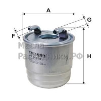 Фильтр топливный PP841/10 FILTRON (MB C250CDI (W204), E200CDI, E220CDI, E250CDI (W212), ML, GL)