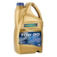 Масло трансмиссионное Ravenol 70W-80 VGL (4л) 122111200401999