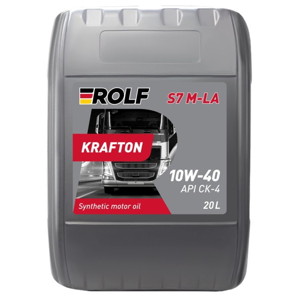 Масло моторное 10W-40 ROLF KRAFTON S7 M-LA (ACEA E6/Е7-12) 20л 103057