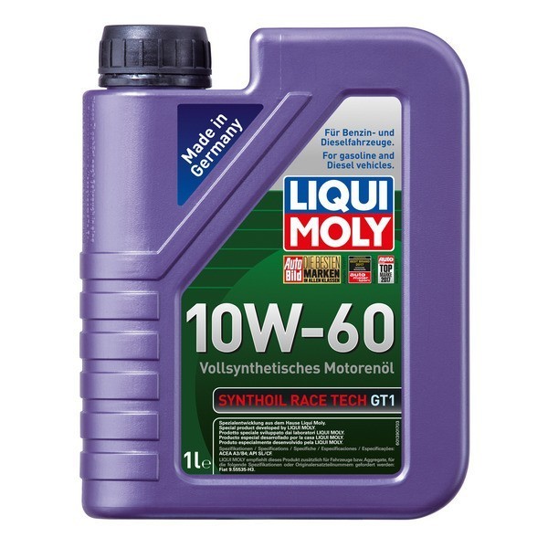 Масло моторное Liqui Moly Synthoil Race Tech GT1 10W-60 (1л) 1943