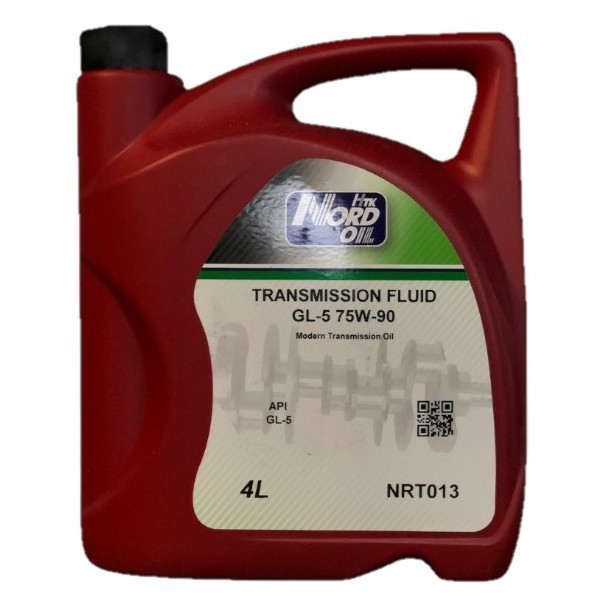 Масло трансмиссионное NORD OIL GL-5 75W-90 (4л) NRT013