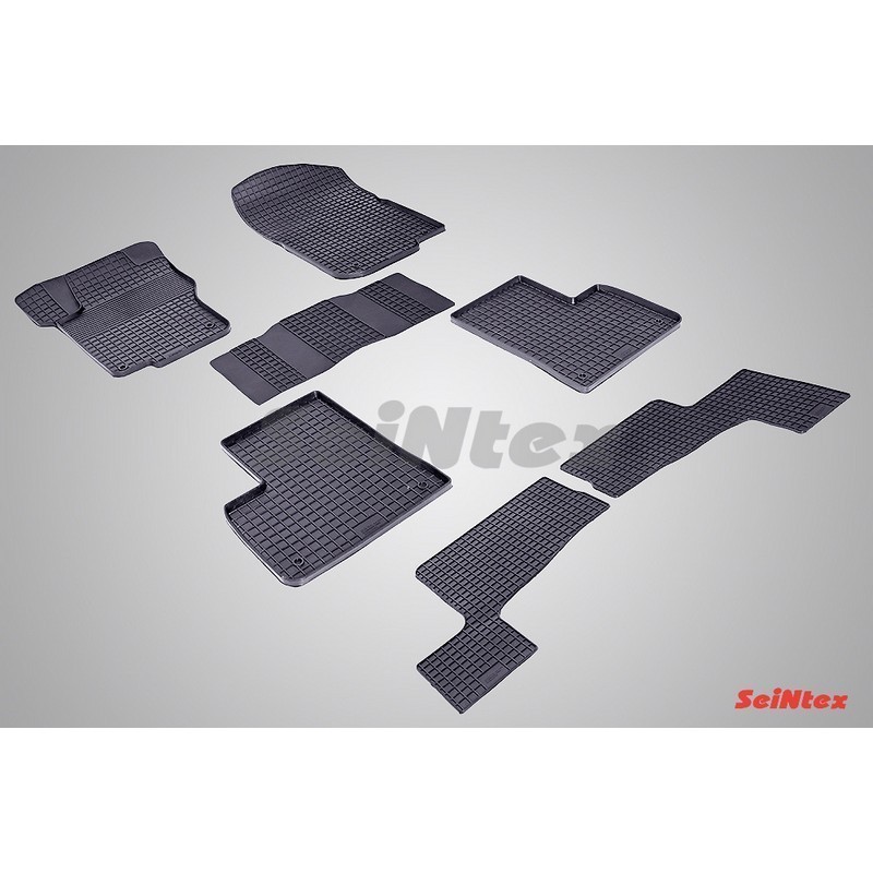 Коврики резиновые с рисунком "Сетка" MERCEDES-BENZ GL-Class X166 2012-2015 (комплект) SEINTEX 85172