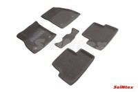SEINTEX Ворсовые 3D коврики OPEL ASTRA J 2010- серые (комплект) 82190