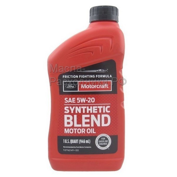 Масло моторное Ford Motorcraft 5W-20 Premium Syntetic blend (0,946л) XO5W20Q1SP