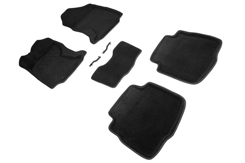 Коврики ворсовые 3D Subaru Outback VI 2021-н.в. черные (комплект) 96694 SEINTEX