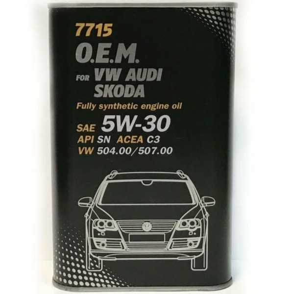 MANNOL O.E.M. FOR VW/AUDI/SKODA 5W-30 Масло моторное (1л) 4057