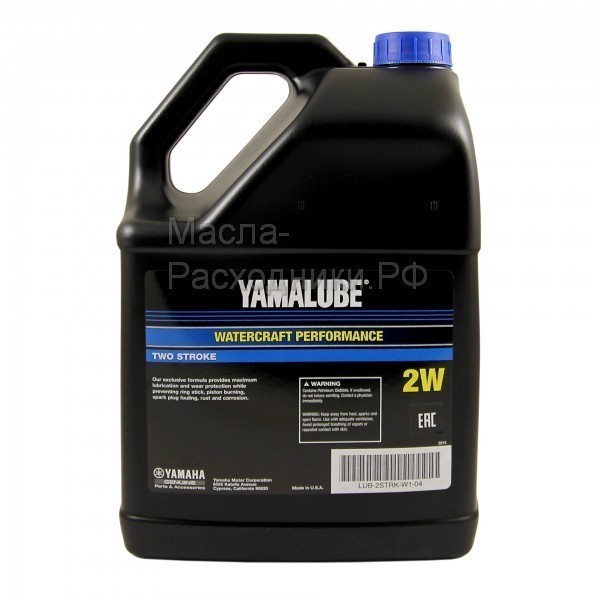 YAMAHA Yamalube 2W Масло для 2-х тактных лодочных моторов (3,78л) LUB2STRKW104