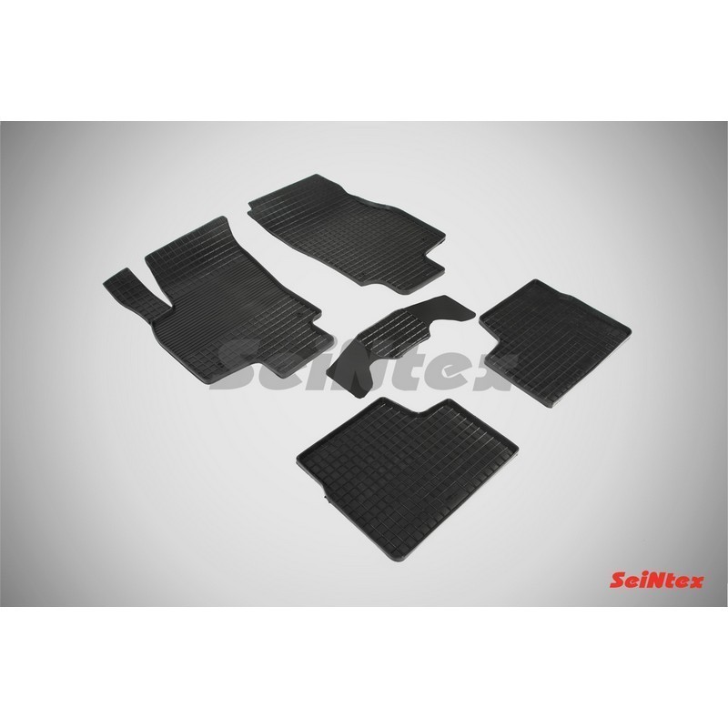 Коврики резиновые с рисунком "Сетка" OPEL ASTRA H 2004-2015 (комплект) SEINTEX 00281
