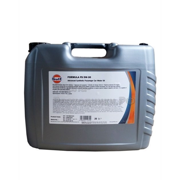 Моторное масло GULF Formula FS 5W-30 (20л) / 5056004112749