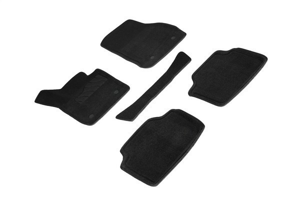 Коврики ворсовые 3D BMW 3 Ser F-30 X-DRIVE 2011-2018 черные (комплект) SEINTEX 97443