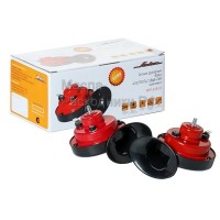 Сигнал звуковой рупорный 90мм 410/510Гц 118дБ 24В LOW/HIGH (комплект) AIRLINE AHR24R03