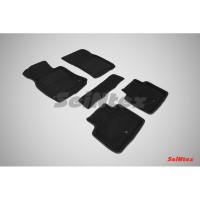 Ворсовые 3D коврики INFINITI M 37X\Q 70 2010- (Черные) комплект SEINTEX 86650