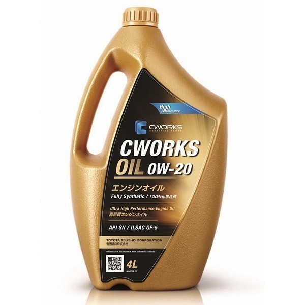 Масло моторное CWORKS OIL 0W-20 GF-5 SN RC (4л) A110R1004