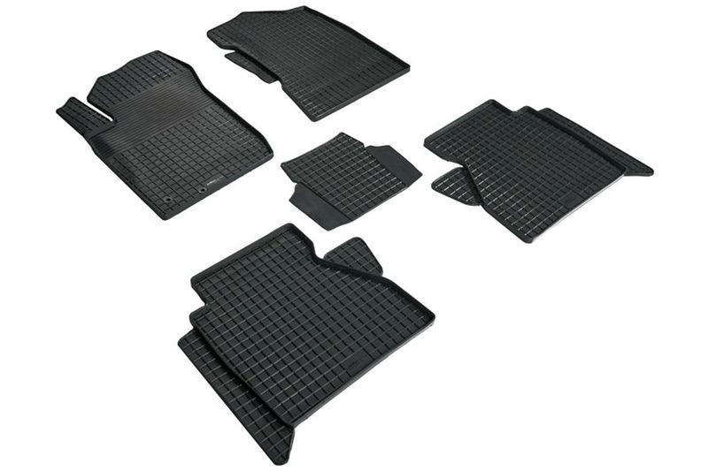 Коврики резиновые с рисунком "Сетка" для DONGFENG DF6 2022-н.в. 99554 SEINTEX