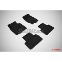 Ворсовые 3D коврики INFINITI FX 37, 50\QX 70 2008- (Черные) комплект SEINTEX 84975