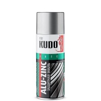 Эмаль универсальная 1090 KUDO Защитная алюминиево-цинковая (520 мл) KU1090