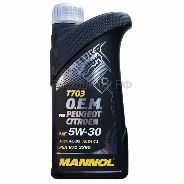 Масло моторное MANNOL O.E.M. for PEUGEOT CITROEN 5W-30 (1л) 1064