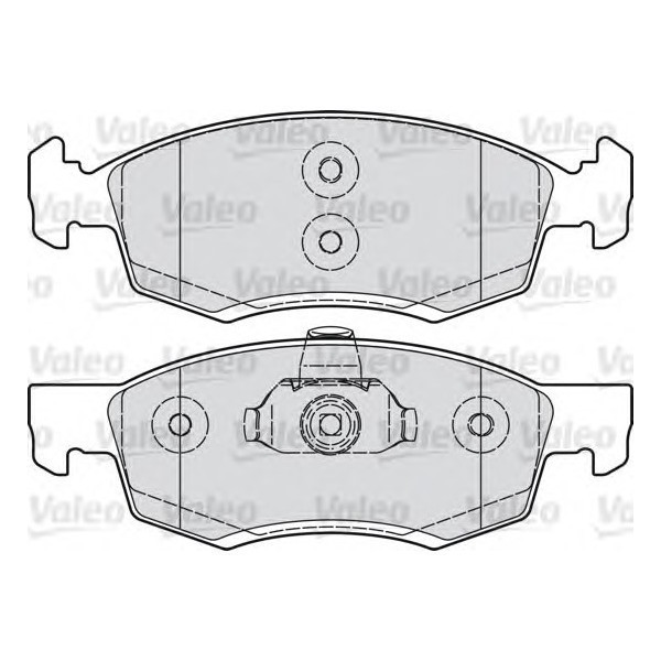 Valeo 601017 Колодки тормозные дисковые, передние (Logan 2007-)
