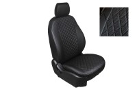 Чехлы экокожа для Toyota Corolla (спл. сп., без подл.) 2019-н.в. РОМБ 98866 SEINTEX