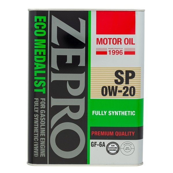 Масло моторное ZEPRO Eco Medalist SP/GF-6A 0W-20 (4л) 42500040
