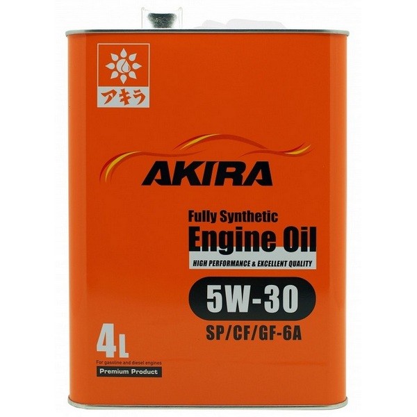 Масло моторное AKIRA ENGINE OIL 5W-40 FS SP/CF (4л) A00032242-004