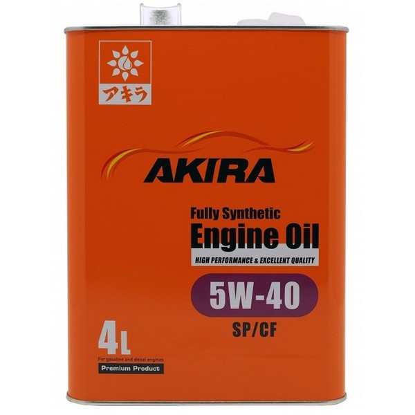 Масло моторное AKIRA ENGINE OIL 5W-40 FS SP/CF (4л) A00032242-004