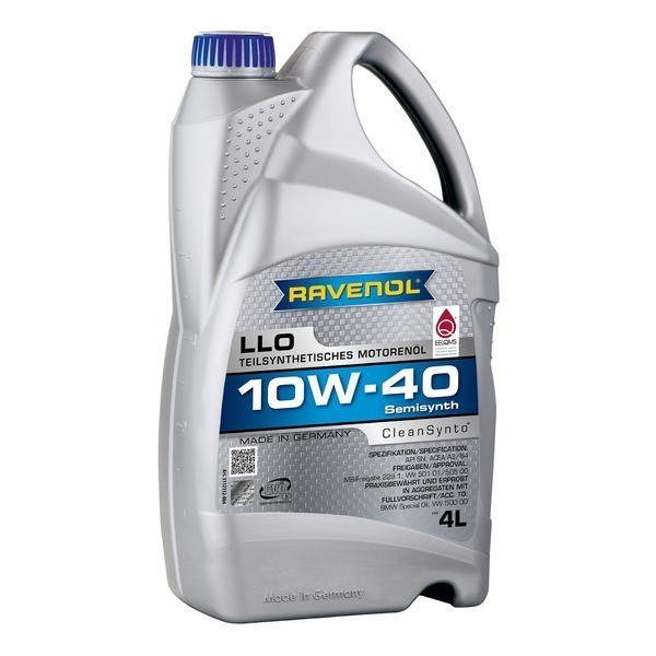 RAVENOL LLO 10W-40 Масло моторное (4л) 1112112004