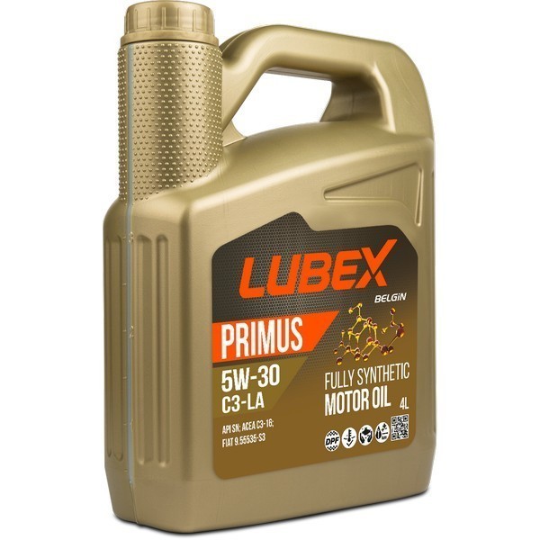 Моторное масло LUBEX PRIMUS C3-LA 5W-30 SN C3 (4л) L03412960404