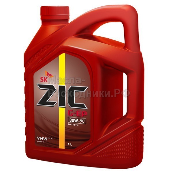 Масло трансмиссионное ZIC G-EP 80W-90 GL-4 (4л) 162625