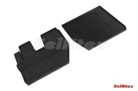 Коврики резиновые с рисунком "Сетка" Shacman X3000 2020-н.в. (комплект) SEINTEX 92953