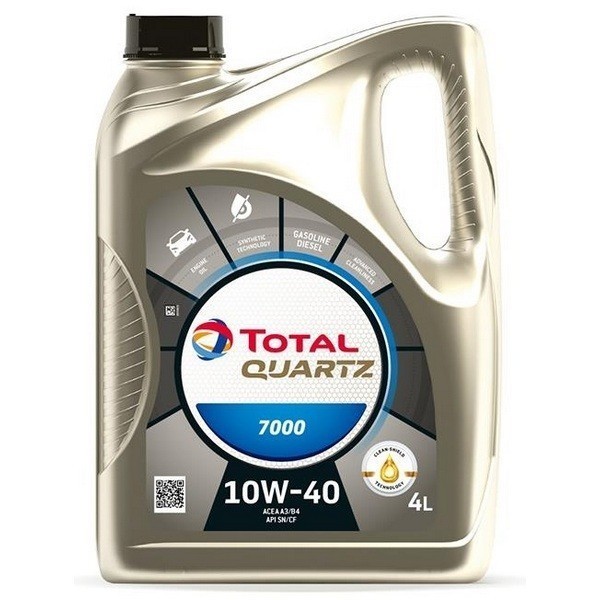 Масло моторное Total QUARTZ 7000 10W-40 (4л) 10200501