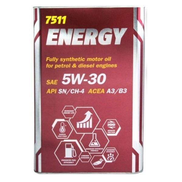 MANNOL ENERGY 5W-30 Масло моторное (1л) 7016M