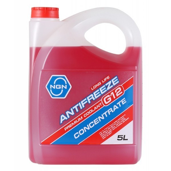 NGN ANTIFREEZE G12 CONCENTRATE Антифриз, концентрат красный (5л) V172485317