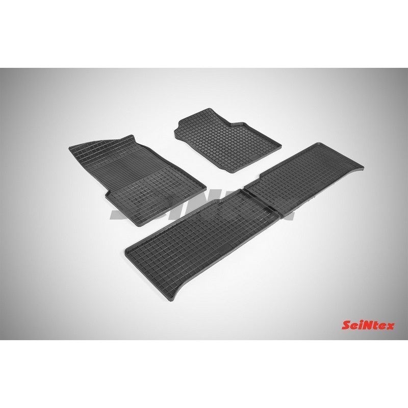 Коврики резиновые с рисунком "Сетка" UAZ PATRIOT 2007-2015 (комплект) SEINTEX 00446