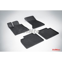 Коврики резиновые с рисунком "Сетка" MERCEDES-BENZ S-Class W220 4matic Long 1998-2005 (комплект) SEINTEX 00891