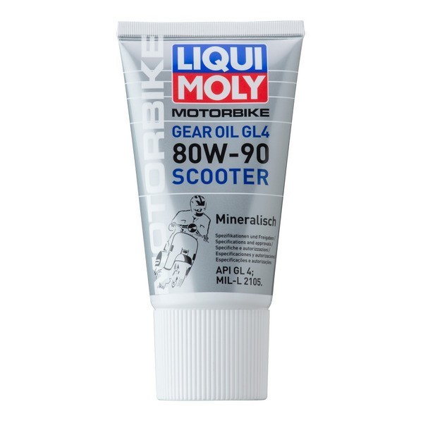 Масло трансмиссионное для мотоциклов LIQUI MOLY Motorbike Gear Oil Scooter 80W-90 (0,15л) (арт. 1680)