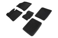 Коврики 3D EVA "РОМБ" Hyundai i40 2012-н.в. черные (комплект) 95371 SEINTEX